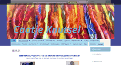 Desktop Screenshot of caatjeknutsel.nl